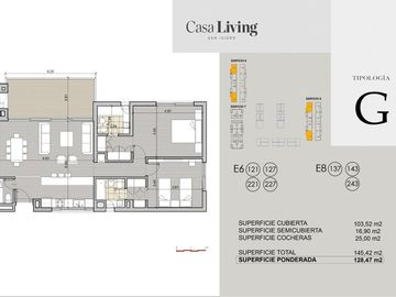 Casa Living- Departamento en venta en Las Lomas de San Isidro.
