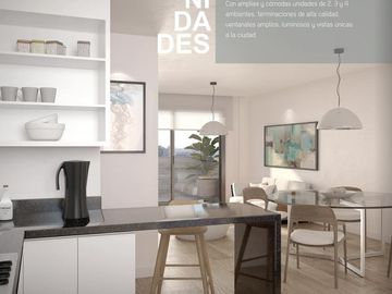 Amplio 3 ambientes  al contrafrente con parrilla propia y  amenities