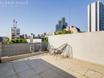 Monoambiente dúplex venta c/ cochera, terraza y parrilla en Núñez