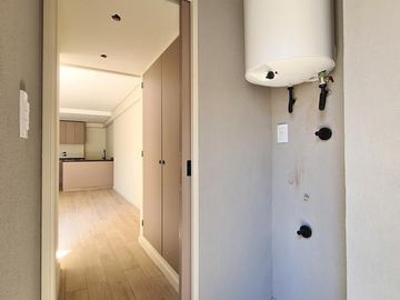 Venta monoambiente a estrenar con patio exclusivo y parrillero
