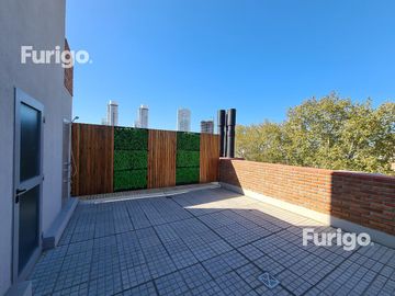 Venta monoambiente a estrenar con patio exclusivo y parrillero