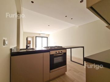 Venta monoambiente a estrenar con patio exclusivo y parrillero