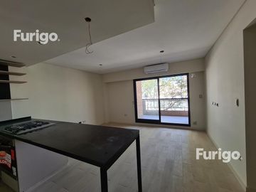 Venta monoambiente a estrenar con patio exclusivo y parrillero