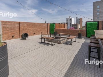 Venta monoambiente a estrenar con patio exclusivo y parrillero