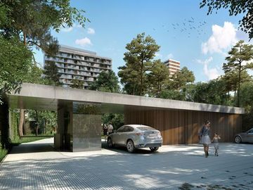 Venta departamento tipo estudio DOMUS PARQUE Olivos 44 mts Vista Norte