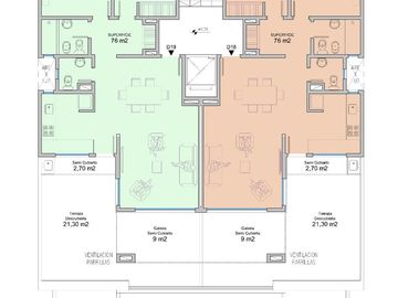 VENTA - DEPARTAMENTO DOS AMBIENTES - SAN BERNARDO - VISTA AL MAR - PICOTA VI