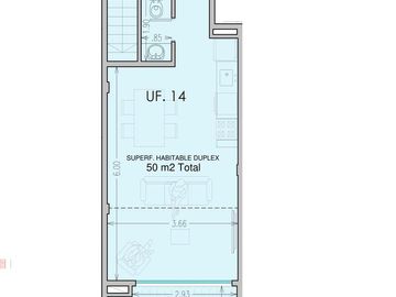 VENTA - DEPARTAMENTO DOS AMBIENTES - SAN BERNARDO - VISTA AL MAR - PICOTA VI