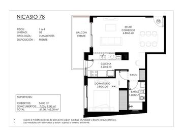 Espectacular 2 ambientes full amenities con parrilla propia en Caballito