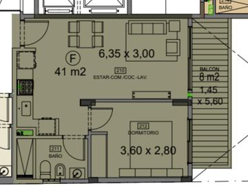 Exclusivo Departamento 2 ambientes - ubicacion inmejorable