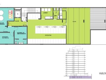 Departamento en Lomas De Nuñez / Monoambiente con balcón terraza