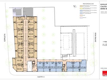 Departamento 3 ambientes en doble altura en venta en Martinez