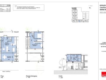 Departamento 3 ambientes en doble altura en venta en Martinez