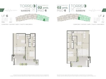 Torres Zafiro Nordelta: Departamento 2 ambientes