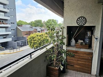 Departamento Monoambiente con balcón, parrilla y cochera cubierta en Vicente López