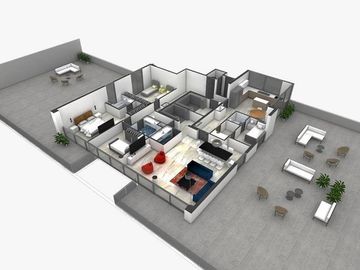 Departamento en Venta - 4 Ambientes C/ Dep - 2 Cocheras - Almagro