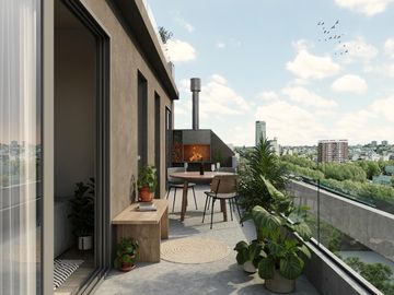 Exclusivo 3 ambientes de categoria con balcon aterrazado - piso 12 - palermo