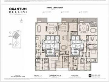 Quantum Bellini  - A estrenar-  4amb C/Dep - 260 Mts2. - PISO ALTO