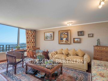 OPORTUNIDAD REBAJADO, Departamento duplex en Jardin del Mar, con preciosa vista a Reñaca, Viña del Mar