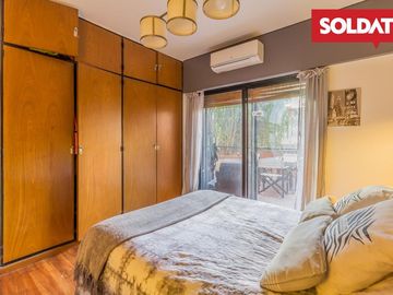 Venta departamento en Belgrano gran terraza,   4 ambientes mas dependencias y cochera