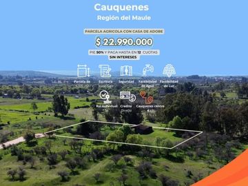 Ultimas 3 parcelas a 4 km de Cauquenes Centro