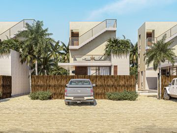 CASA TIPO TOWNHOUSE EN LA PLAYA DE CHICXULUB