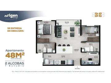 Venta Apartamento Rionegro Antioquia - ORIGEN DEL LAGO