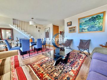 Lomas de Montemar. Concón. Amplio duplex de 160 m2.