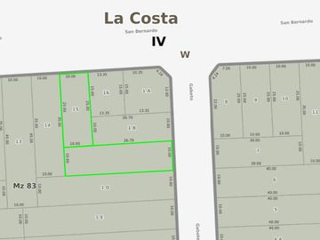 Terreno en venta - 615 mts2 - San Bernardo Del Tuyu