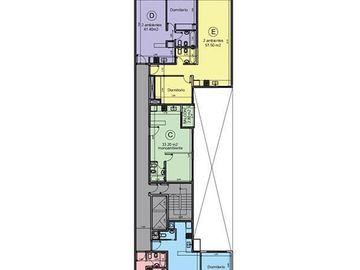 Venta departamento monoambiente con balcón en Wilde