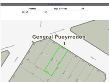 Excelente lote de 332m2 en venta en Mar del Plata