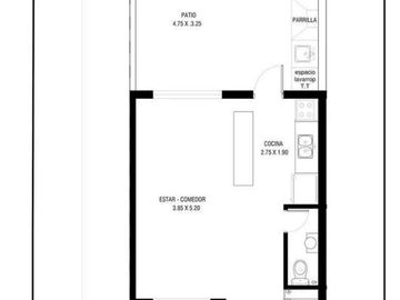 Dúplex en venta - 2 dormitorios 1 baño - cochera - 83mts2 - Los Hornos, La Plata
