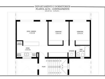 Dúplex en venta - 2 dormitorios 1 baño - cochera - 83mts2 - Los Hornos, La Plata