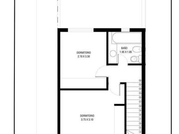 Dúplex en venta - 2 dormitorios 1 baño - cochera - 83mts2 - Los Hornos, La Plata