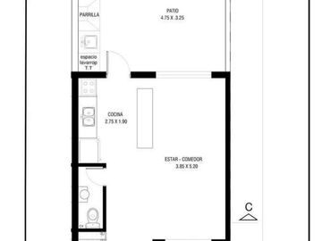 Dúplex en venta - 2 dormitorios 1 baño - cochera - 83mts2 - Los Hornos, La Plata