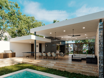 CASA EN VENTA EN MERIDA EN PRIVADA EN TEMOZON
