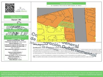 Terreno uso comercial/habitacional 543 m2 Venta Ciudad del Sol, Zapopan Jal.