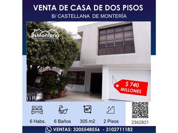 VENTA DE CASA DE DOS PISOS EN LA CASTELLANA DE MONTERA