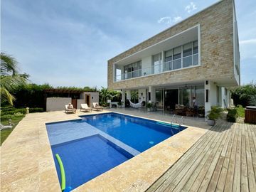 Venta CASA DE LUJO en ZONA NORTE Condominio Palma Real Cartagena