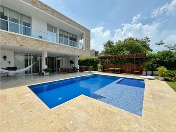 Venta CASA DE LUJO en ZONA NORTE Condominio Palma Real Cartagena