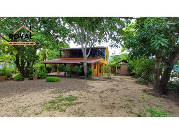 PLAYA MENDOZA TUBARA COLOMBIA VENTA LOTE 690 M2 CON CASA DE 250 M2
