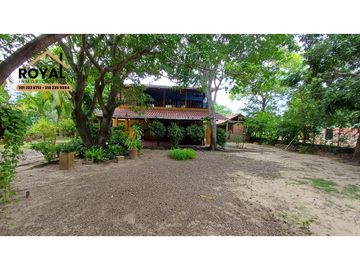 PLAYA MENDOZA TUBARA COLOMBIA VENTA LOTE 690 M2 CON CASA DE 250 M2