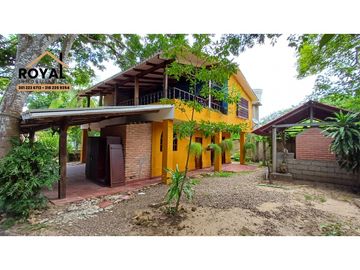 PLAYA MENDOZA TUBARA COLOMBIA VENTA LOTE 690 M2 CON CASA DE 250 M2