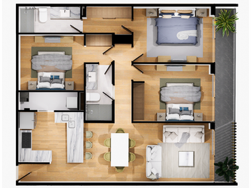 Elvira Residences Modelo 2R y 3R