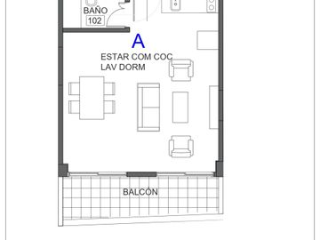 VENTA DEPTO. EN CONSTRUCCION BALVANERA h/48 CUOTAS