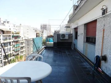 PALERMO, Depto. 4 Amb. HERMOSA TERRAZA. Piso 9, 100 mt2. frente. S. Ortiz y Guemes