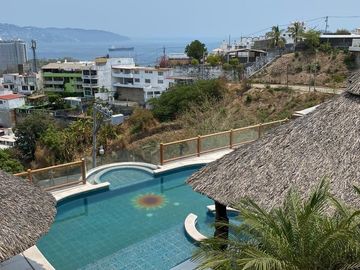 CASA EN VENTA CON ALBERCA Y VISTA AL MAR FRACC HORNOS INSURGENTES ACAPULCO DE JUAREZ