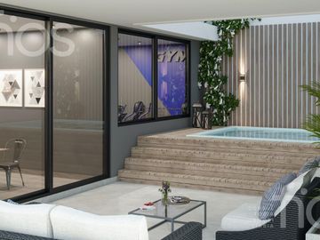 VENTA DEPARTAMENTO DUPLEX DE TRES DORMITORIOS CON TERRAZA EXCLUSIVA Y AMENITIES EN PICHINCHA
