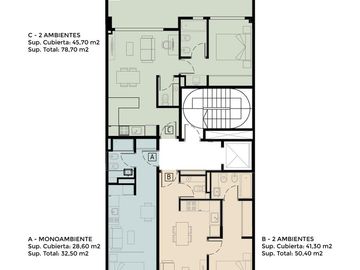 Venta departamento 2 ambientes a estrenar en Nuñez