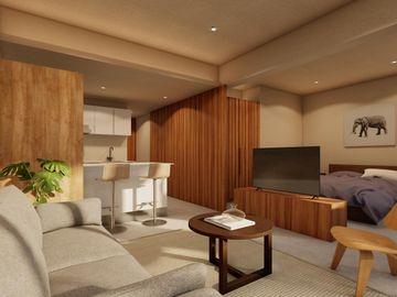 DEPARTAMENTO 2 RECÁMARAS Y TERRAZA EN ZONA SUR DE CANCÚN. PREVENTA.
