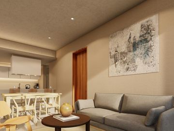 DEPARTAMENTO 2 RECÁMARAS Y TERRAZA EN ZONA SUR DE CANCÚN. PREVENTA.